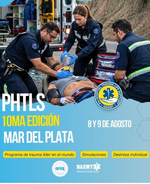 PHTLS Pre Hospital Trauma Life Support 10ma Edición MAR DEL PLATA | SAR Patagonia